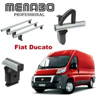 MENABO Krovni nosači Ducato VI (Fiat) L1/L2/L3/L4 – H1/H2/H3 2014>, 3 poprečne šipke + graničnici
